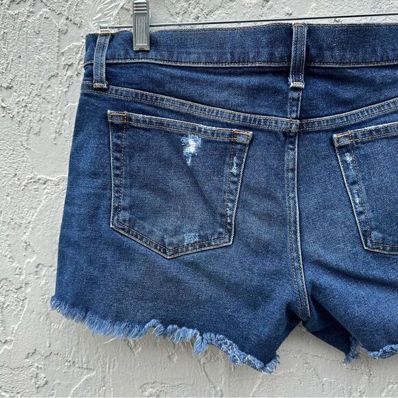 JOES Blythe Cut Off Jeans Women’s Size 31 Raw Fray Hem Distressed Dark Wash - Picture 8 of 10